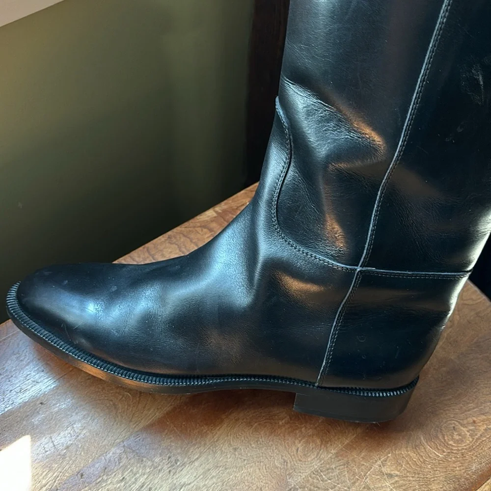 Sergio Rossi leather boots